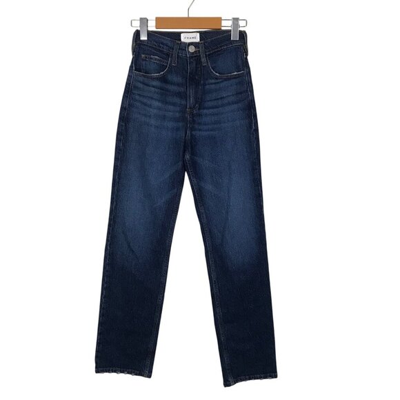 Frame Le High N Straight Jean In Hallam Size 23 - Picture 3 of 9